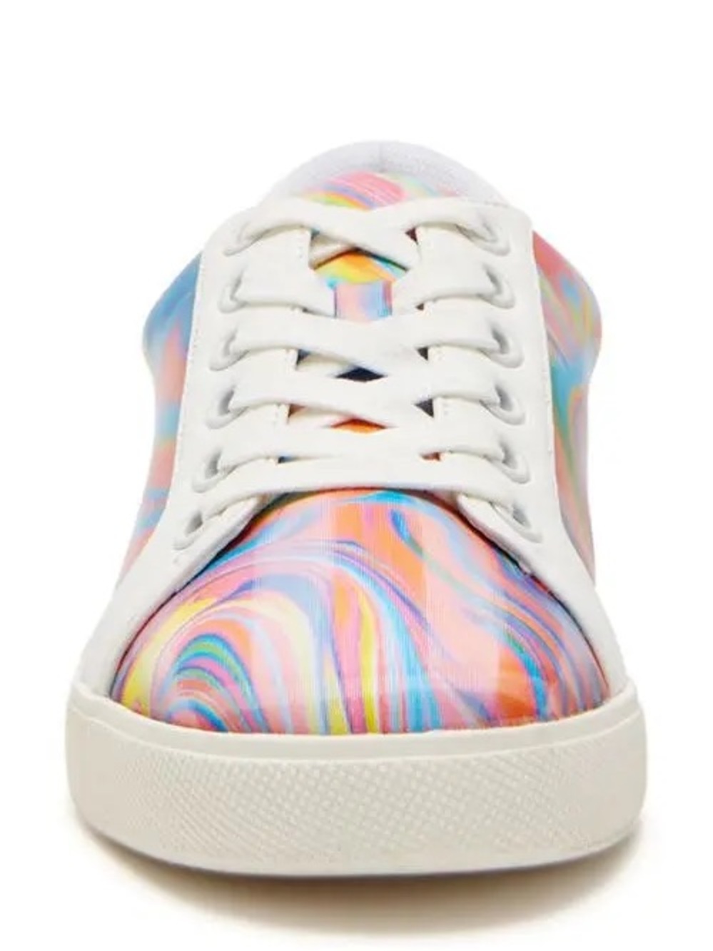 🖤🖤 Katy Berry the Rizzo Sneakers - The Holographic Lace up Rainbow Sneakers 9M - Picture 4 of 7
